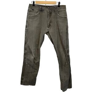 Kuhl Gray Vintage Distressed Ryder Straight Carpenter Pants 34X32